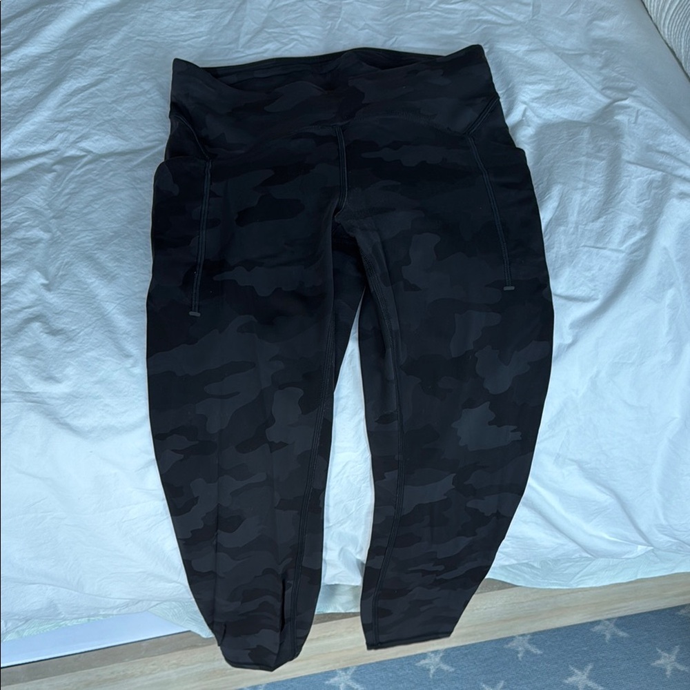 Lululemon Black Camo Leggings